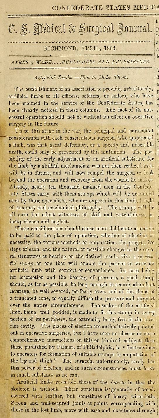 Confederate States Medical & Surgical Journal Page 3