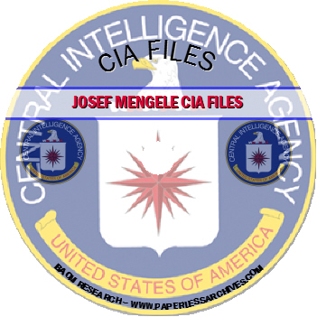 Mengele CIA Files