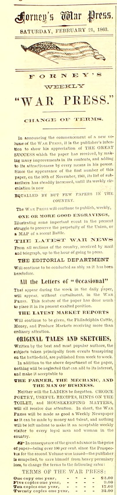 Forney's War Press Sample 2