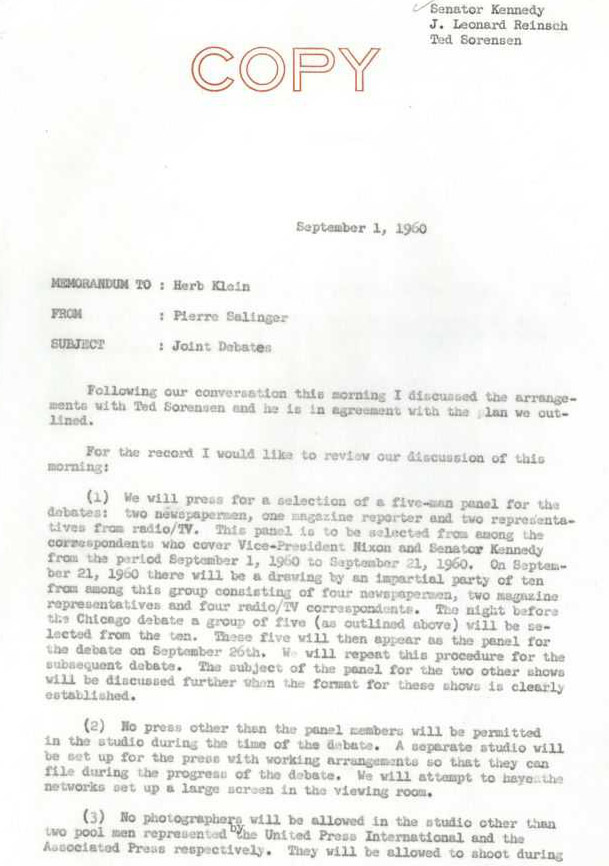 JFK 1960 Election Nixon Opposition Research Sample Page 4