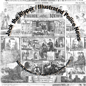 Jack the Ripper - Illustrated Police News SQUARE 300
