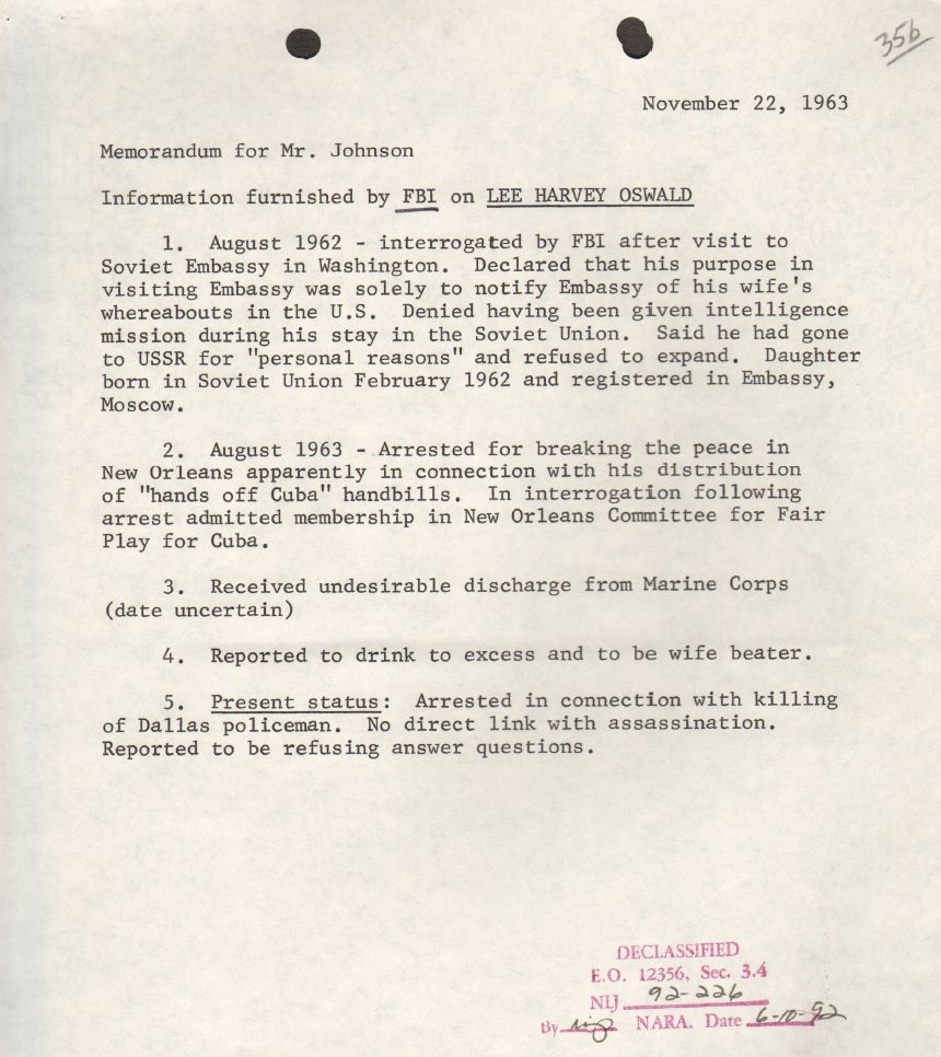 John-F-Kennedy-November-22-to-25-1963-Documents-Sample 5
