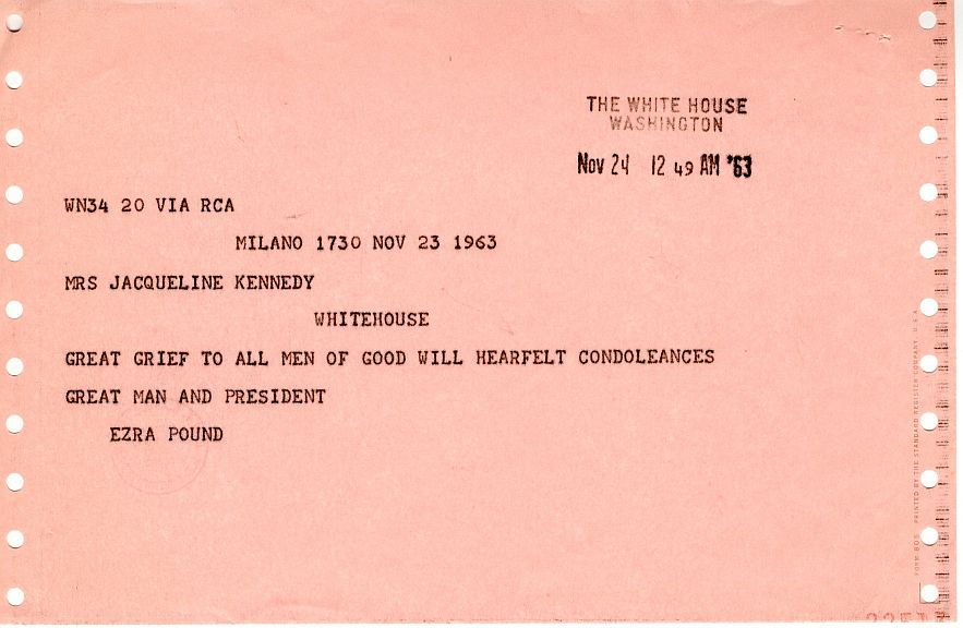 John-F-Kennedy-November-22-to-25-1963-Documents-Sample 6