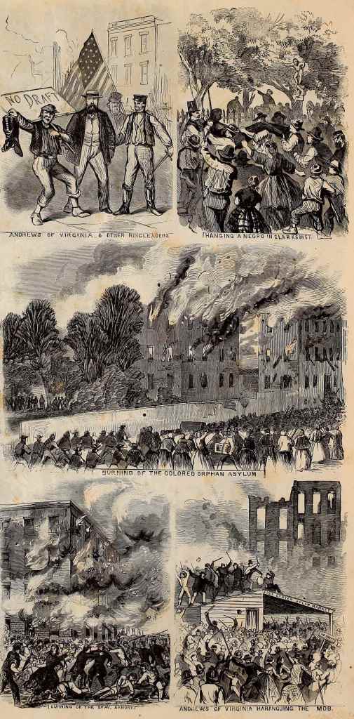Leslie's Illustrated Weekly Illustrations of the New York City Draft Riot