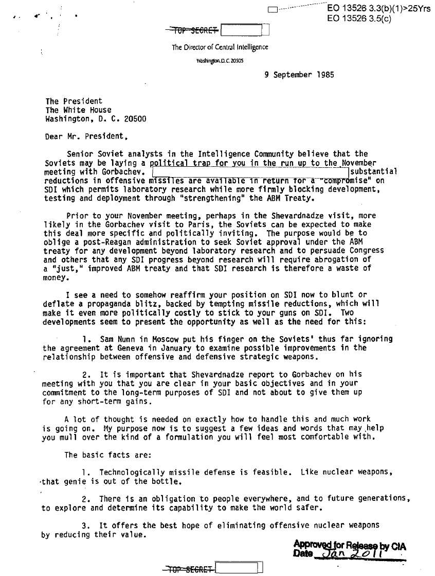 Ronald Reagan Cold War CIA Files 6