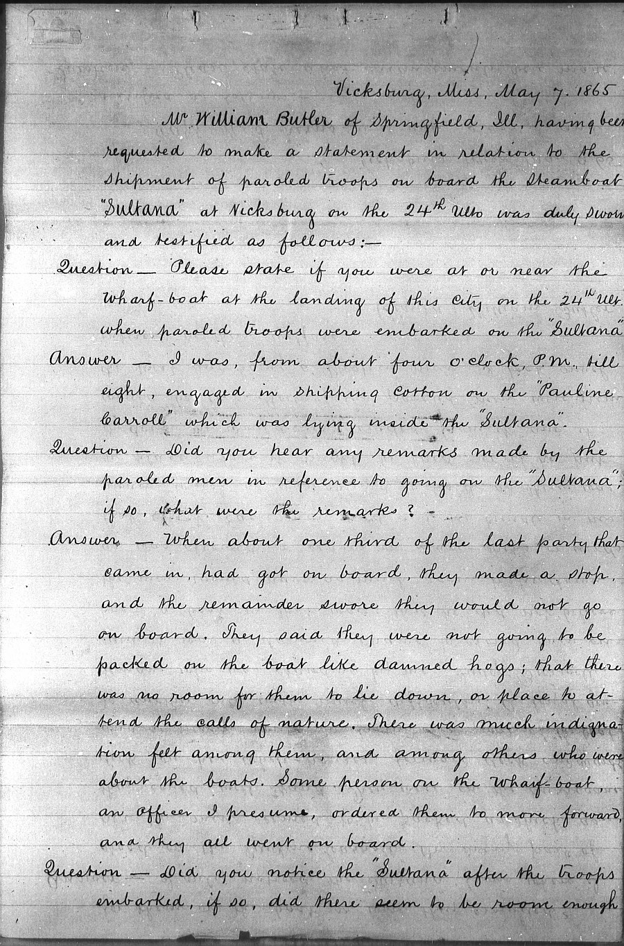 Testimony-of-William-Butler-a-cook-aboard-the-SS-Sultana-given-to-the Washburn-Committee-1
