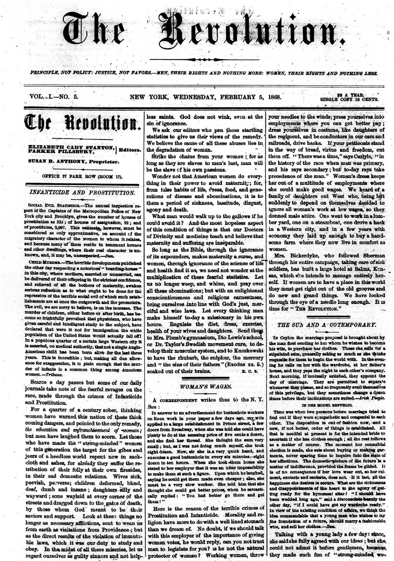 The-Revolution-Susan-B.-Anthony's-Suffrage-Women's-Rights-Newspaper-February-5,-1868