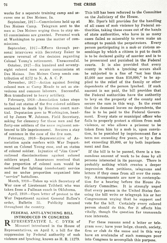 The Crisis Volume 16, Number 2, Page 76 - June 1918