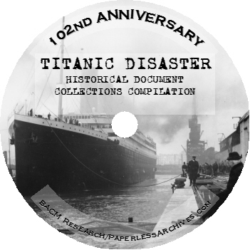 Titanic-Disaster-102nd-Anniversary-Document-Collectioins-Compilations