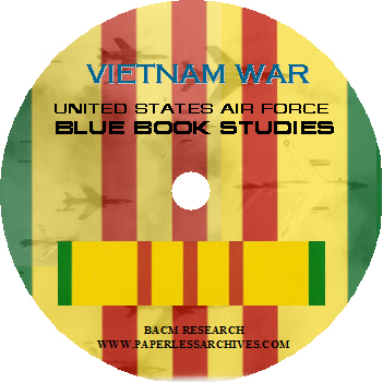 Vietnam War Air Force Top Secret Blue Book Studies CD-ROM