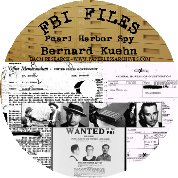 WWII-Pearl-Harbor-Spy-Bernard-Kuehn-FBI-File-CD-ROM