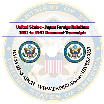 WWII-United-States-Japan-Foreign-Relations-1931-to-1941-Document-Transcripts-CD-ROM