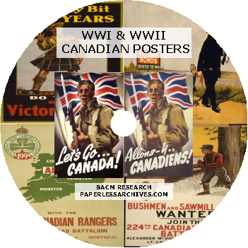 WWI & WWI Canadian Posters DISC