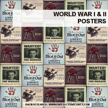 WW I & II Posters SQUARE resize