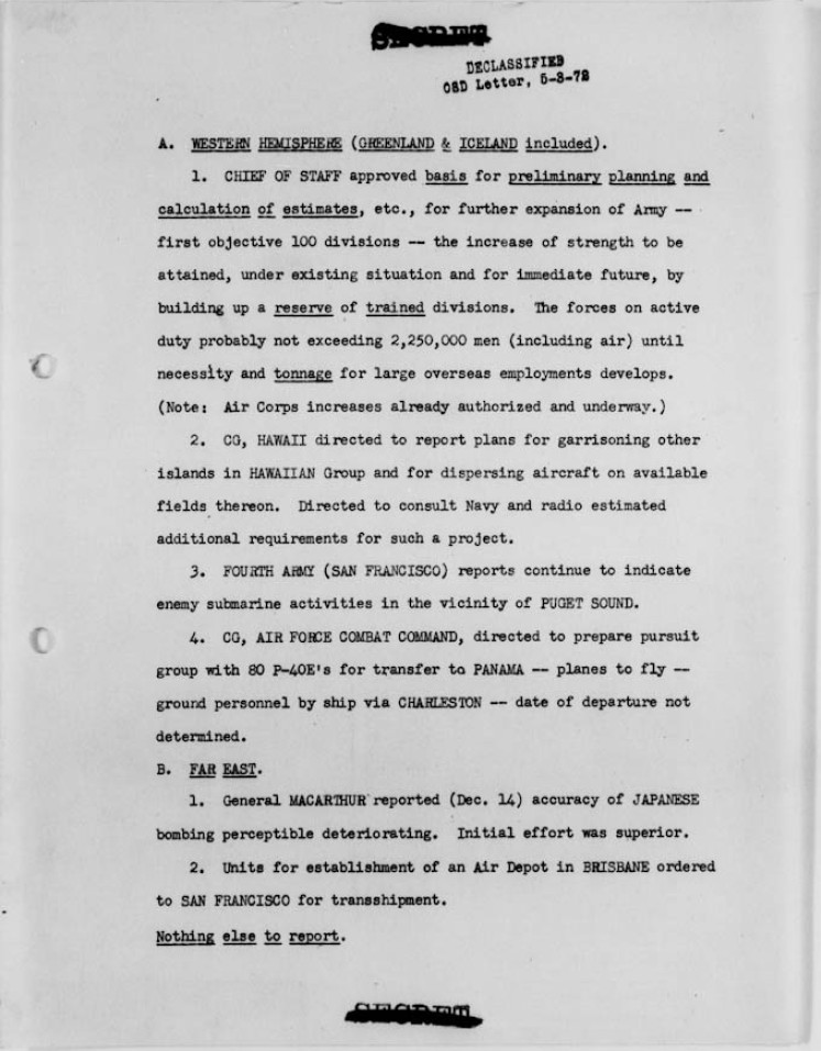 World-War-II-War-Department-Operational-Summary-Page-1