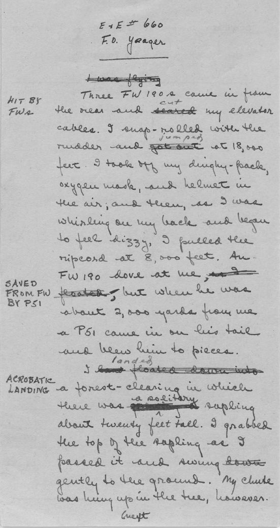 World War II Escape and and Evasion Report Sample Page 5