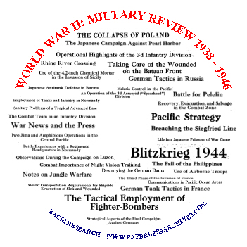 World War II Military Review 1938 - 1948